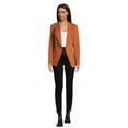 thumbnail image 2 of Attitude Unknown Women’s and Women’s Plus Ponte Blazer, Sizes XS-3X, 2 of 5