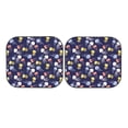thumbnail image 5 of Lsque Colorful Jellyfish 2 PCS Windshield Sun Shade | CarFoldable Window Covers | Car Accessories Reflect UV for Universal Cars SUV Truck | Large, 5 of 7