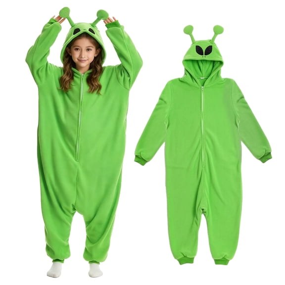 GOBWCOT Kids Onesie Animal Pajamas Costume Children Alien Sleepwear Jumpsuit Cosplay for Boys and Girls