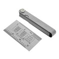thumbnail image 1 of String Action Gauge Ruler with Conversion Chart, Stainless Steel Feeler Gauge, Fingerboard Fret  Guards for Guitar, 1 of 8