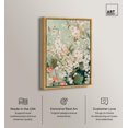thumbnail image 2 of Jade Blossom II Canvas Print Floral Art Prints by Art Remedy, Gold Frame, 20 x 30, 2 of 7