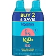 thumbnail image 1 of Coppertone Sunscreen Spray SPF 50 Kids, 5.5 oz (2 pack), 1 of 7