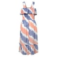 thumbnail image 3 of Jessica Simpson Girls Youth Ruched Bodice Ruffle Trim Dress (Blue, M), 3 of 3