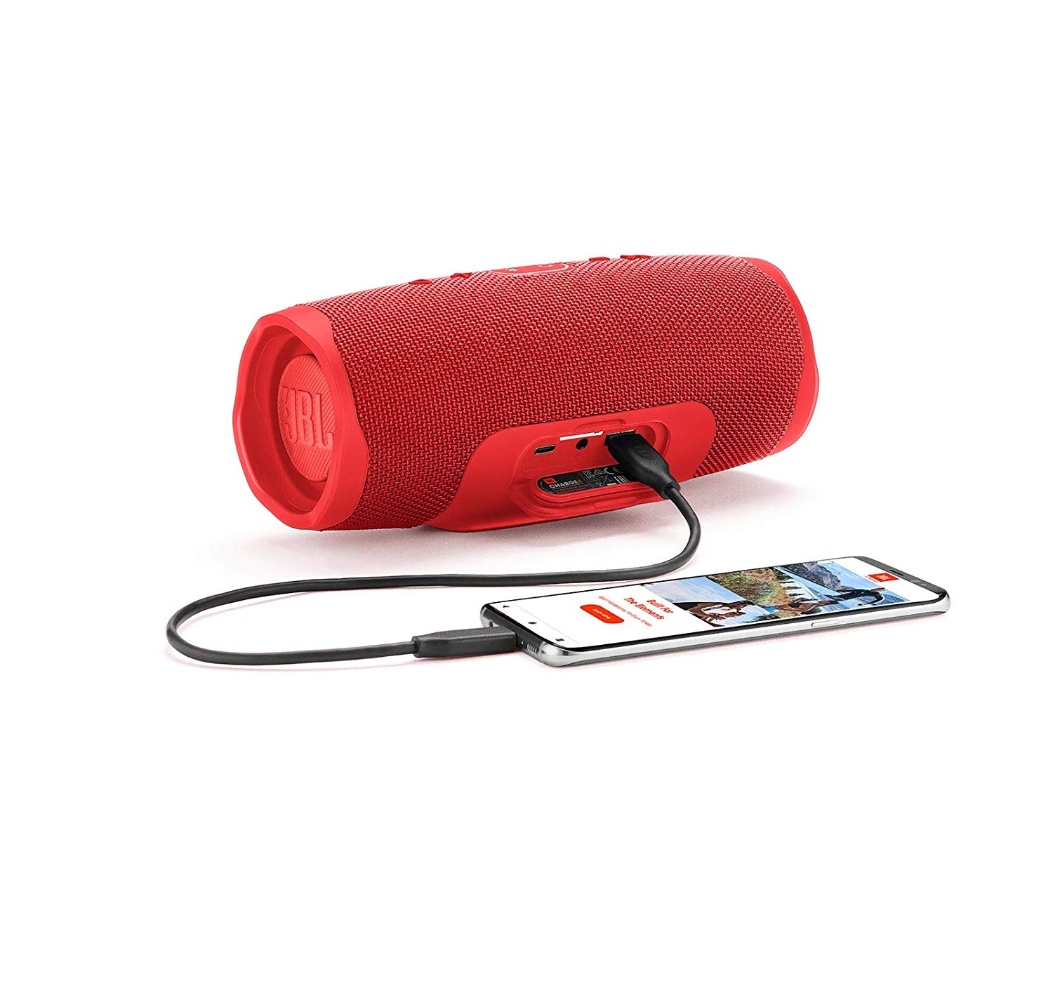 JBL Charge 4 Portable Waterproof Wireless Bluetooth Speaker - Red - image 2 of 5