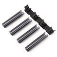 thumbnail image 4 of ABS Fishing Rod Holders 4 Tubes Wall-Mounted Fishing Pole Rack, 4 of 8