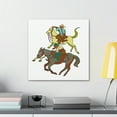 thumbnail image 3 of Rodeo Folk Art Scene - Canvas, 3 of 10