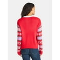 thumbnail image 3 of Holiday Time Women's Embellished Pullover Christmas Sweater, Midweight, Sizes XXS-XXXL, 3 of 5