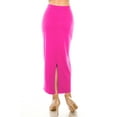 thumbnail image 3 of Women's Casual High Waist Back Slit Solid Bodycon Pencil Midi Skirt S-3XL, 3 of 6