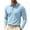 Light Blue, variant on GrmtClth Mens Textured Long Sleeve Polo Sweaters Lightweight Breathable Three Button Collar Casual Golf Daily Commute Pullover Tops Wine 4XL