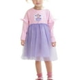 thumbnail image 1 of oqasdz Robes pour Filles Robe de Fête Mignonne pour Filles Robe Légère Style Superposition en Maille pour un Ajustement et un Design Confortables, 1 of 5