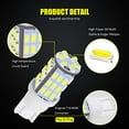 thumbnail image 2 of 20pcs Super Bright RV Trailer 921 194 T10 3014 42-SMD 12V Car Backup Reverse LED Bulbs Width LED Lights 6000K Xenon White.(Xenon White), 2 of 7