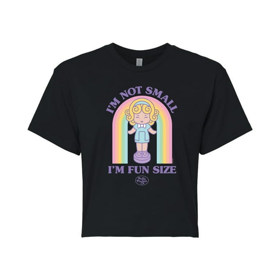 Polly Pocket - Not Small Fun Size - Junior's - Women's Cropped T-shirt