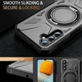thumbnail image 3 of Designed for Samsung Galaxy A15 Case with Screen Protector - Features Built-in Magnetic Kickstand - Car Mount Holder Compatibility - Protective Phone Case - for Men Women Girls - Grey, 3 of 13