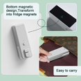thumbnail image 4 of Mini Scelleuses Gris, Scelleuse de Sacs Alimentaires Portable Scelleuse sous Vide 2 en 1 Rechargeable, 4 of 5