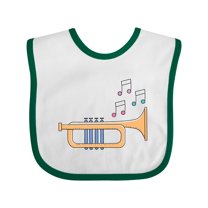 Inktastic Trumpet Marching Band Musician Boys or Girls Baby Bib