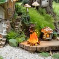 thumbnail image 2 of 9 piezas de resina en miniatura para fogatas de jardín de hadas, modelo de fogata falsa para decoración de jardín de hadas al aire libre, accesorios para casa de muñecas, 2 of 7
