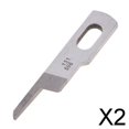thumbnail image 1 of Accesorios perfecl Para máquinas de coser industriales Juki 2 piezas Hoja de cuchilla inferior, 1 of 7