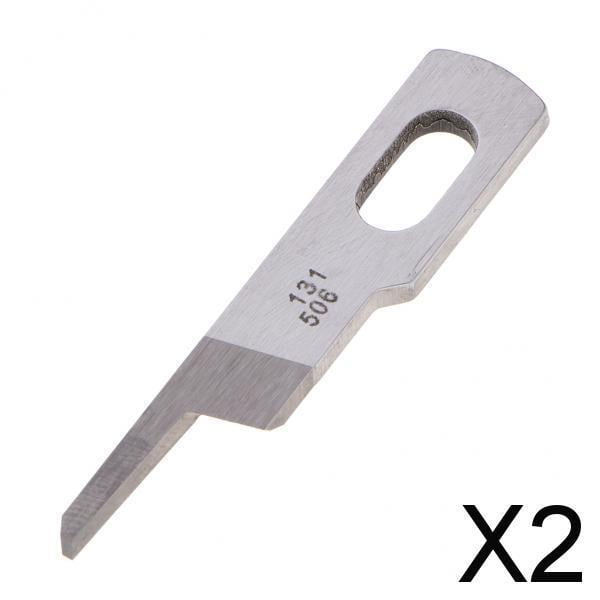 Accesorios perfecl Para máquinas de coser industriales Juki 2 piezas Hoja de cuchilla inferior