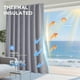 thumbnail image 4 of Cortinas opacas Joydeco de lino natural, 94 x 160 cm, color gris claro, 4 of 9