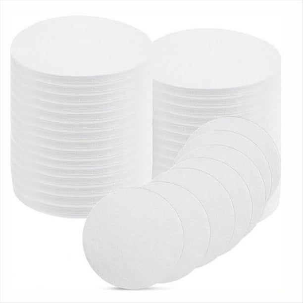 110 Hojas de Papel para Horno de Microondas, Manta de Fibra Cerámica Aislante de Papel de Fibra Cerámica Redonda de 4,7 Pulgadas para Fusión de Vidrio DIY