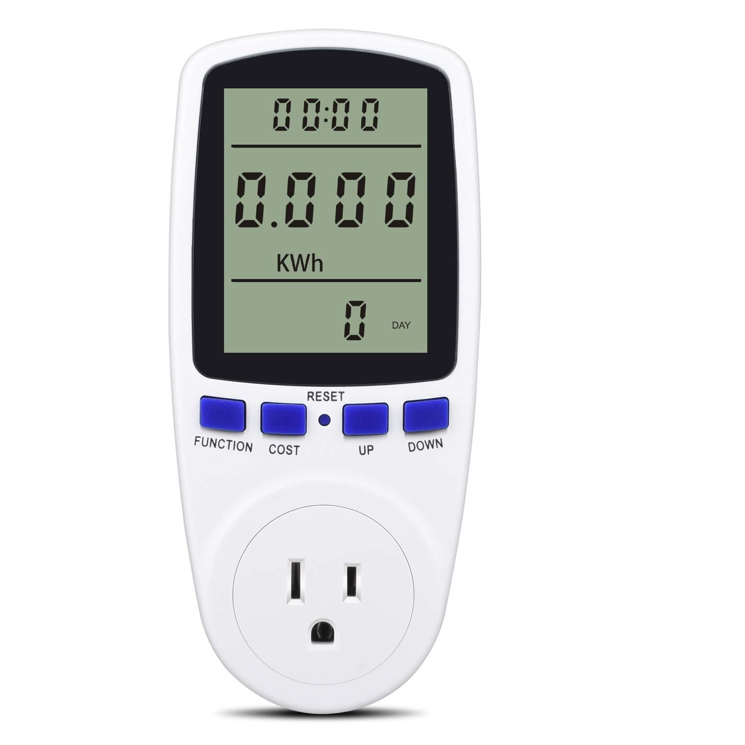 SINOTIMER Single Phase Power Consumption Energy Watt Analyzer KWh AC 110V Digital LCD Electricity Usage Monitor Wattmeter 