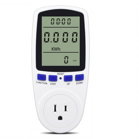 Digital Power Monitor Meter Usage Saving Energy Watt Amp Volt KWh Electricity Analyzer Monitoring Device Equipment (Best Energy Monitoring Devices)
