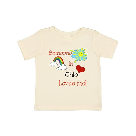 

Inktastic Someone in Ohio Loves Me! Gift Baby Boy or Baby Girl T-Shirt