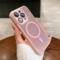 thumbnail image 1 of Matte Case For iPhone 15 14 13 12 11 Pro Max Plus Clear For Magsafe Magnetic Wireless Charge Lens Protection Frosted Cover funda, 1 of 6