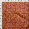 thumbnail image 3 of oneOone Cotton Silk Orange Fabric Batik Quilting Supplies Print Sewing Fabric By The Yard 42 Inch Wide - ZC, 3 of 4
