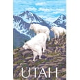 thumbnail image 3 of Utah, Mountain Goats (100% Cotton Canvas Reusable Tote Bag), 3 of 3