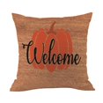 thumbnail image 4 of Christmas Gifts Clearance! Dezsed Throw Pillow Covers Clearance Halloween Home Pillow Case Witch Pumpkin Grim Face Sofa Pillow Case Halloween Decoration Brown, 4 of 5