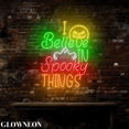 thumbnail image 3 of Glowneon I Believe In Spooky Things Neon Sign, Halloween Party Decor, 3 of 5