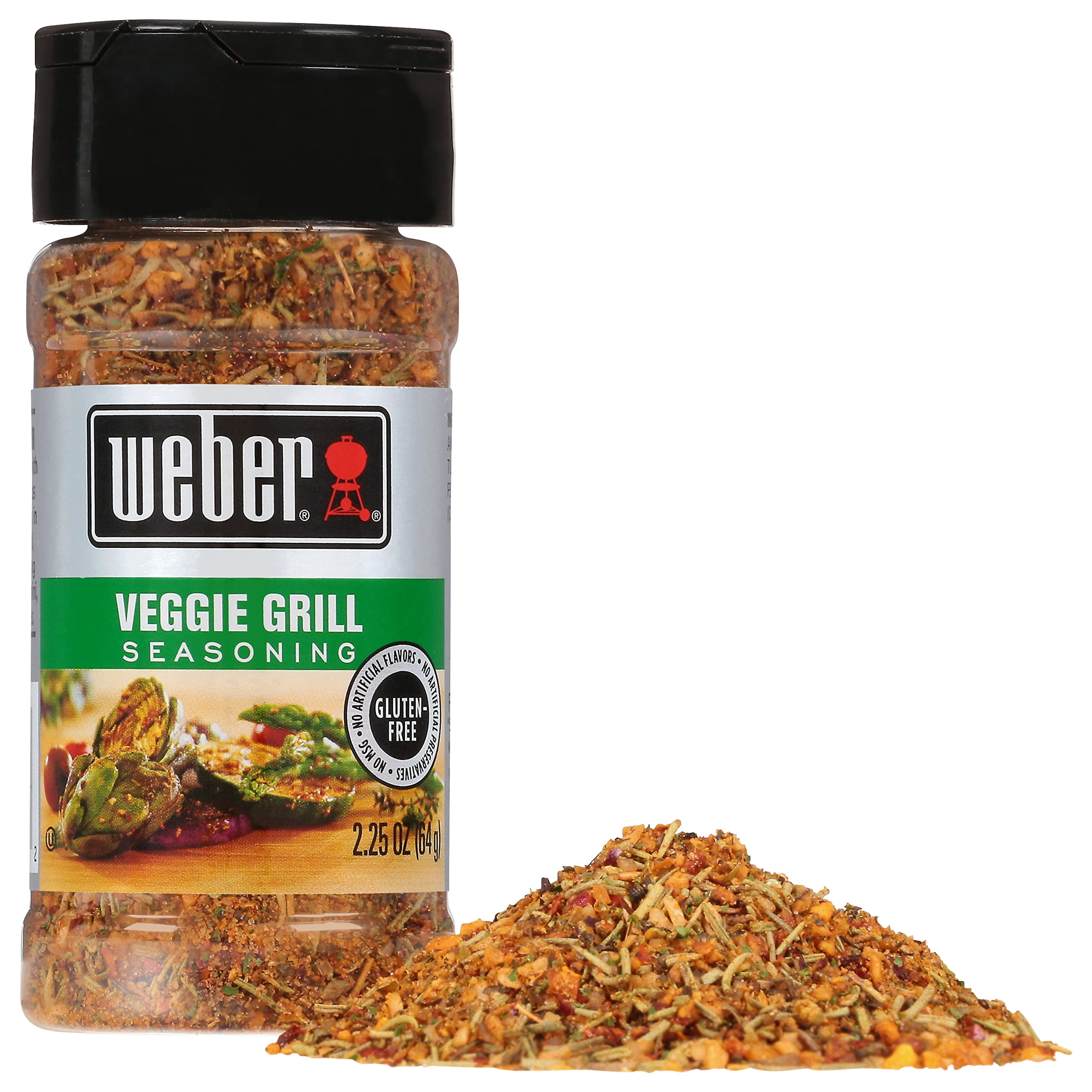 Weber Veggie Grill Seasoning, 2.25 Ounce Shaker