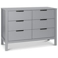 thumbnail image 1 of Carter's By DaVinci Colby Commode Double à 6 Tiroirs, Gris, 1 of 7