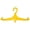 Yellow, variant on WINDLAND Scubas Diving Wetsuit Hanger with Din Thread AntiSlip Wetsuit Drysuit Coat Hanger