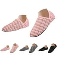 thumbnail image 6 of Oyedens Fuzzy House Slippers for Wome Men Indoor Closed Back Barefoot House Shoes Slipper Socks Bedroom Home, 6 of 7