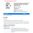 thumbnail image 2 of Front and Rear Brake Pad and Rotor Kit - Compatible with 2005 - 2019 Nissan Frontier 4.0L V6 2006 2007 2008 2009 2010 2011 2012 2013 2014 2015 2016 2017 2018, 2 of 2