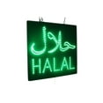 thumbnail image 1 of Halal Sign in Arabic and English 2 in 1, 16"x16", 40x40cm, TOPKING, LED, Neon, Florescent, Signage, Signboard, Display, Billboard, Screen, Grand Opening, Gift, 1 of 7