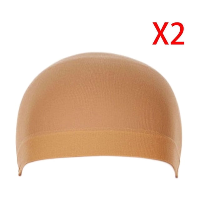 Yingyy 2 Pcs Unisexe Doublure Élastique pour Cheveux Snood Extensible Bonnet de Perruque en Maille