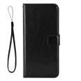 thumbnail image 4 of ELEHOLD Leather Wallet Case for Samsung Galaxy Z Fold 5 Folio Case with Card Slot Holder Pen Slot Wrist Strap Shockproof Scratch-Resistant Case with Stylus Pen for Galaxy Z Fold 5 2023,Black, 4 of 9
