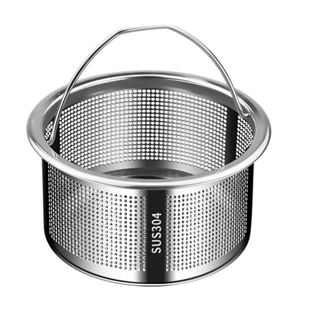 Colador de Fregadero Macarena Cesta de Malla Acero 304 Altura 4cm
