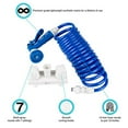 thumbnail image 4 of Dura Faucet DF-SA186-WT Raccord Rapide Extérieur Pulvérisation Robinet avec Buse Multi Pulvérisation (Blanc & Bleu), 4 of 6