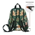 thumbnail image 5 of FORMRS School Backpack with Front Zippered Pocket 12" Student Travel Daypack, Green Christmas Trees, 5 of 6