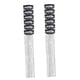 thumbnail image 3 of 12 extensiones de cabello brillantes con purpurina resistente al calor para niñas y mujeres. plata, 3 of 9