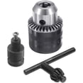 thumbnail image 3 of HUGFEGWE 1.5-10mm Capacity Keyed Drill Chuck with 1/2" Square Female Adapter, Mount 3/8-24UNF Air Impact Wrench Converter Conversion Tool with Chuck Key CJB91-14006, 3 of 8