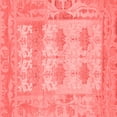thumbnail image 1 of Ahgly Company Indoor Square Oriental Red Traditional Area Rugs, 5' Square, 1 of 4