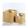 thumbnail image 4 of Storage Basket Hand-Woven Rattan Wicker Basket Organizing Box S, 4 of 6