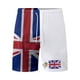 thumbnail image 5 of WILLBEST Pantalones Cortos Casuales para Hombre, con Bandera Europea y Británica, de Manga Corta, con Botones, Holgados y Cómodos, para Negocios Urbanos, Conjunto de Dos Piezas, 5 of 5
