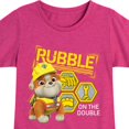 thumbnail image 3 of Paw Patrol - Rubble & Crew - Rubble On the Double - Toddler & Youth Girls Short Sleeve Graphic T-Shirt, 3 of 6