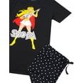 thumbnail image 3 of Masters of the Universe Womens Black Short Sleeve Long Leg Pyjama Set, 3 of 5